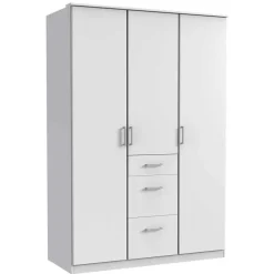 Wohnen Kleiderschränke|Schränke<Schlafzimmer Schrank in Weiß - 135x199x58 cm - Cador