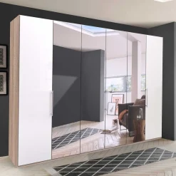 Wohnen Kleiderschränke|Schränke<Schlafzimmer Schrank mit großer Spiegel Fläche - Bosays III