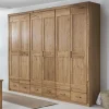 Wohnen Kleiderschränke|Schränke<Schlafzimmer Schrank mit 6 Türen & Schubladen - Zamron