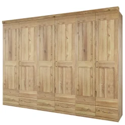 Wohnen Kleiderschränke|Schränke<Schlafzimmer Schrank mit 6 Türen & Schubladen - Zamron
