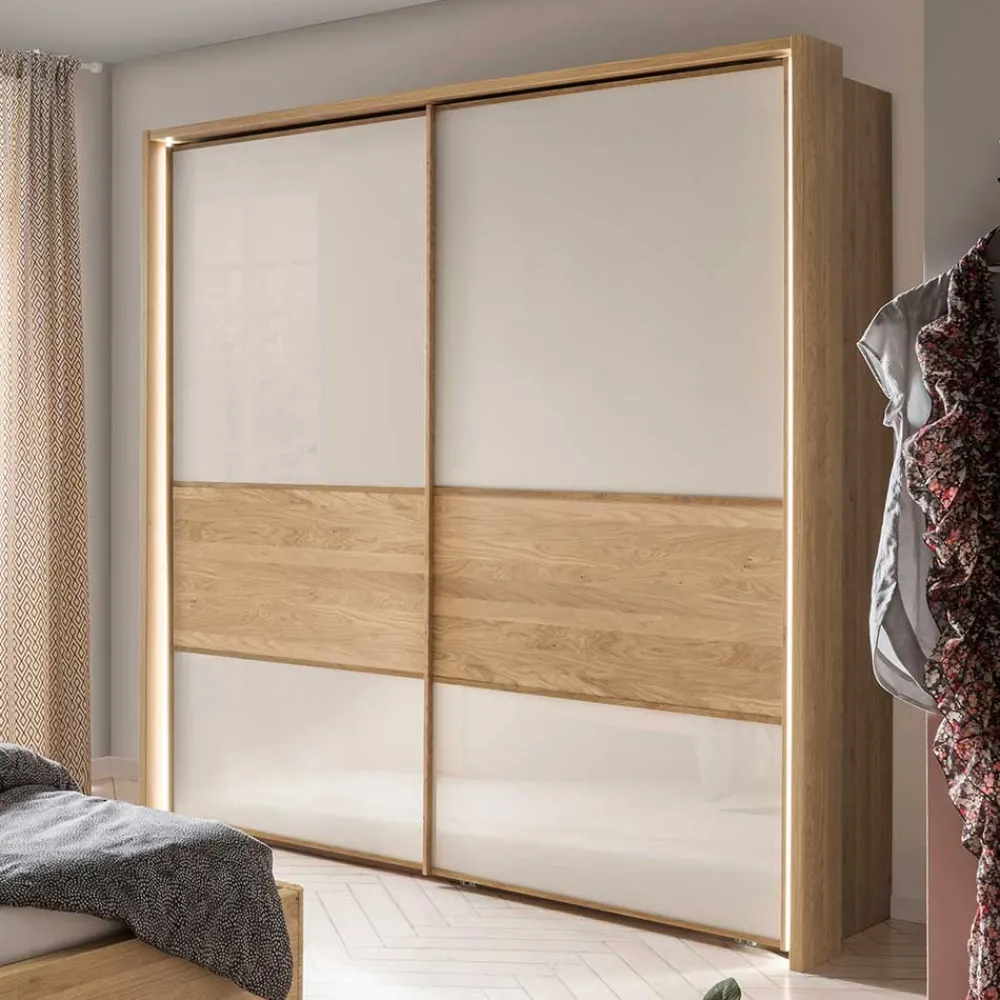 Wohnen Kleiderschränke|Schränke<Schlafzimmer Schwebetürenschrank 2-türig - Emdsiva