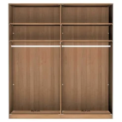 Wohnen Kleiderschränke|Schränke<Schlafzimmer Schwebetürenschrank 2-türig - Emdsiva