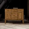Wohnen Sideboards<Schlafzimmer Sideboard Masdamos aus Wildeiche Massivholz
