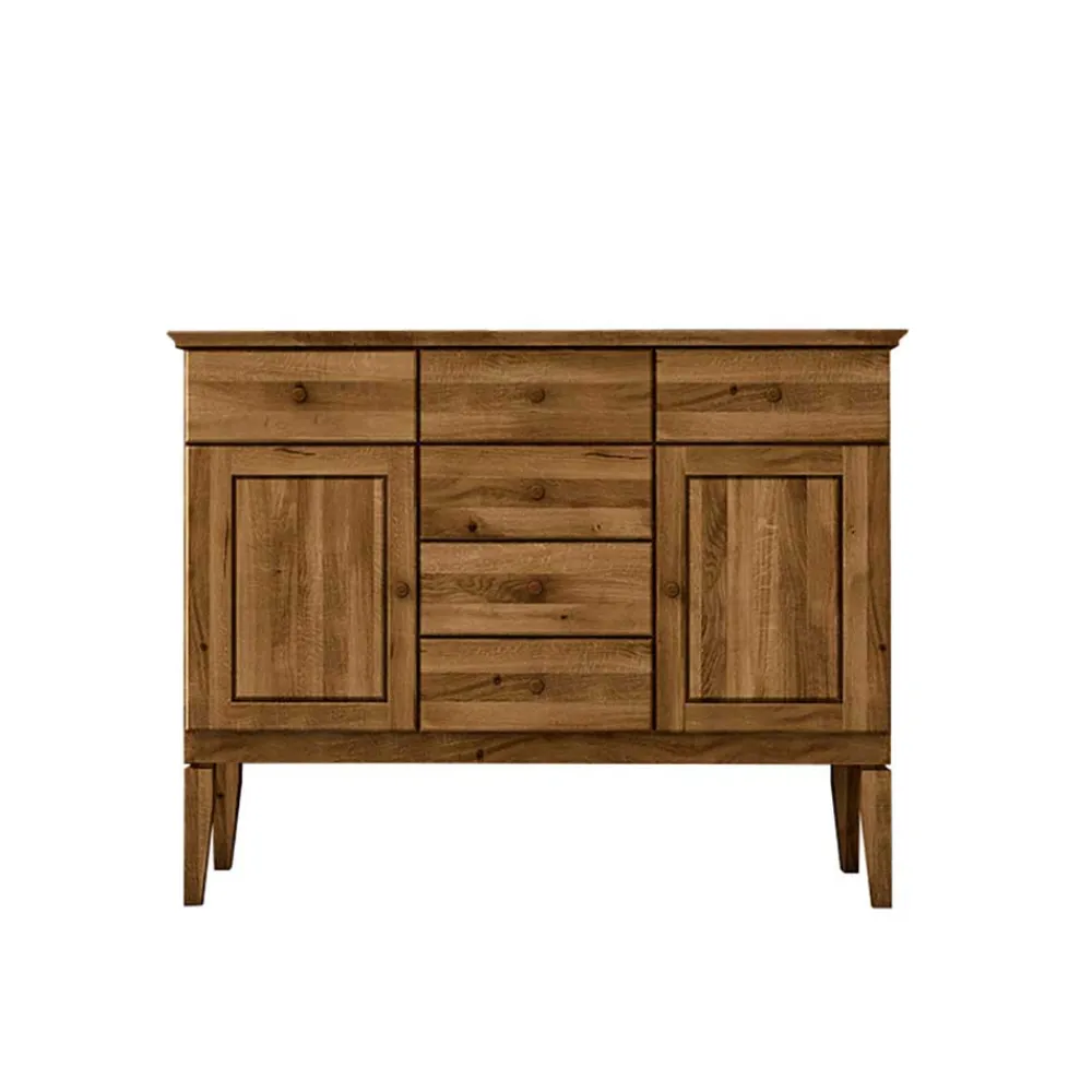 Wohnen Sideboards<Schlafzimmer Sideboard Masdamos aus Wildeiche Massivholz