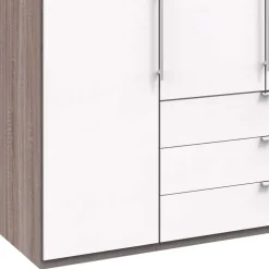 Wohnen Kleiderschränke<Schlafzimmerkleiderschrank foliert in Weiß - Tivierto I