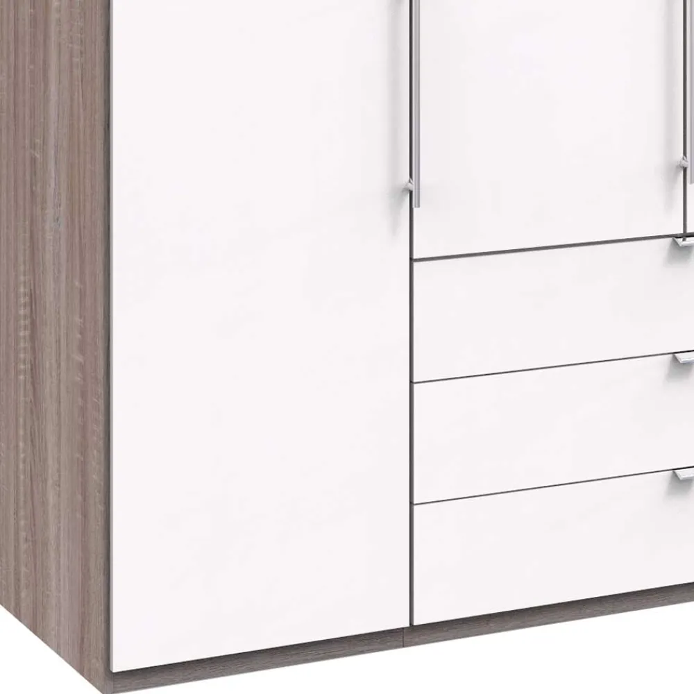 Wohnen Kleiderschränke<Schlafzimmerkleiderschrank foliert in Weiß - Tivierto I