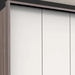 Wohnen Kleiderschränke<Schlafzimmerkleiderschrank foliert in Weiß - Tivierto I