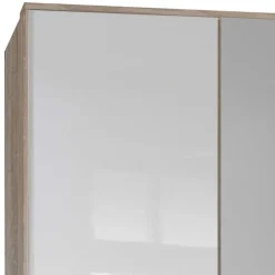 Wohnen Schränke<Schlafzimmer-Kleiderschrank in Weiß HG & Eiche sägerau - Grands
