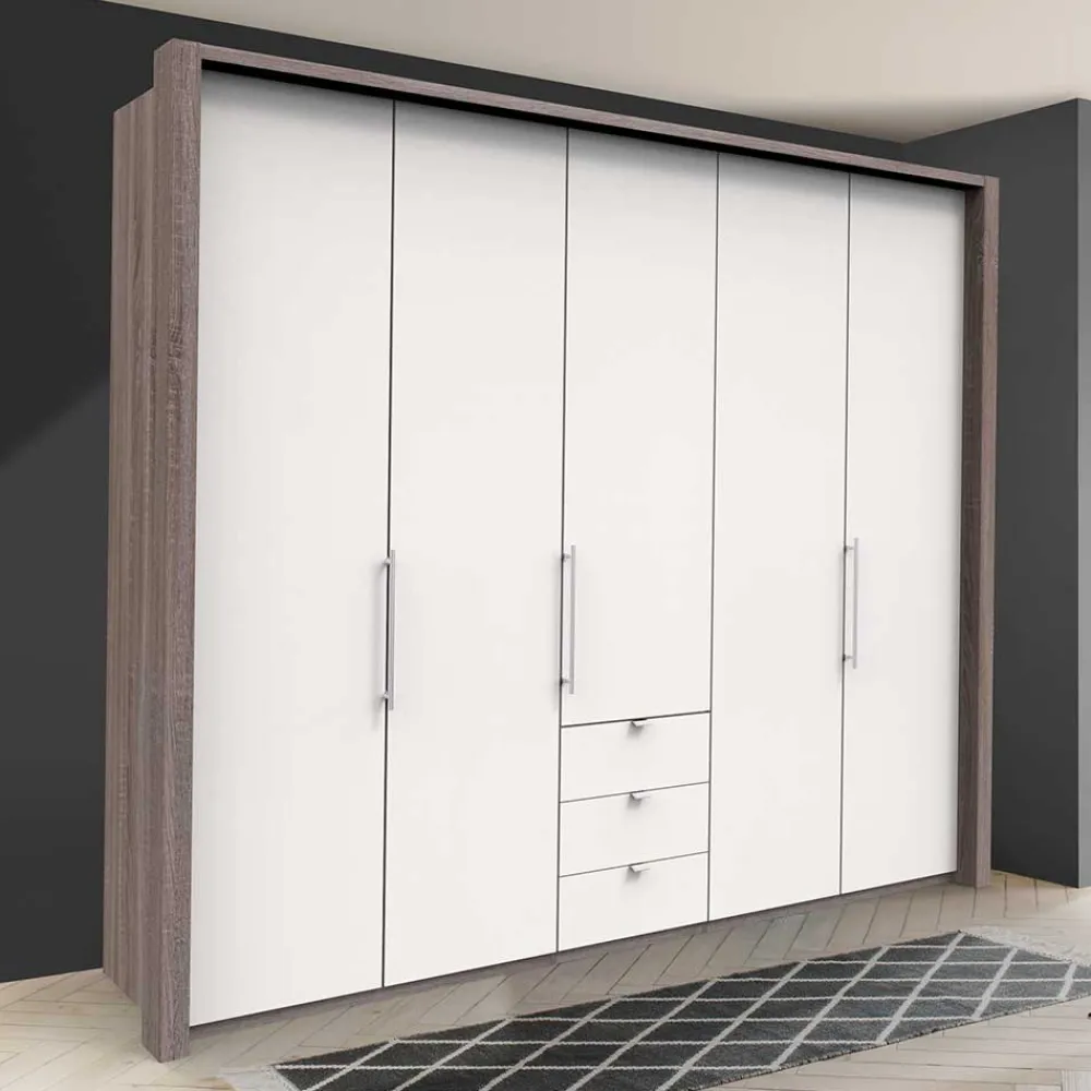 Wohnen Kleiderschränke<Schlafzimmerkleiderschrank mit drei Schubladen - Tivierto