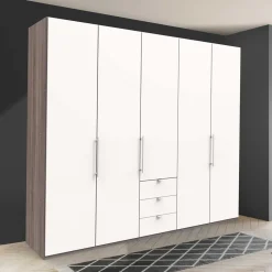 Wohnen Kleiderschränke<Schlafzimmerkleiderschrank mit drei Schubladen - Tivierto
