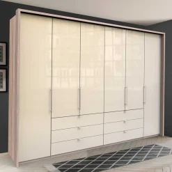Wohnen Kleiderschränke|Schränke<Schlafzimmerkleiderschrank mit sechs Schubladen - Rativian