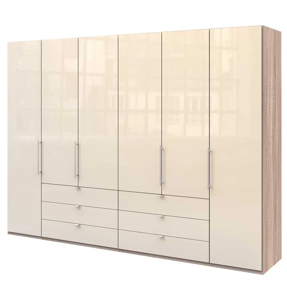Wohnen Kleiderschränke|Schränke<Schlafzimmerkleiderschrank mit sechs Schubladen - Rativian