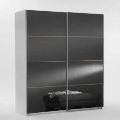 Wohnen Kleiderschränke<Schlafzimmerschrank Cotton mit Glasfront