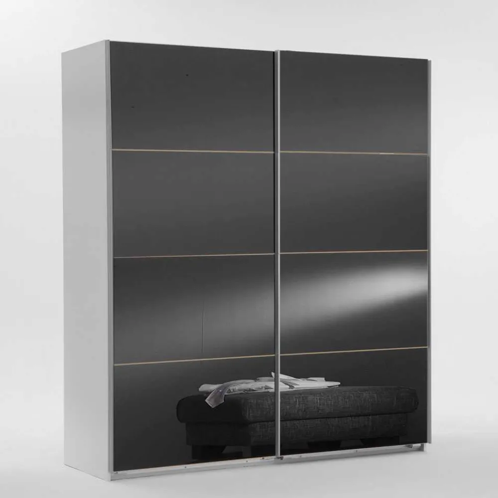 Wohnen Kleiderschränke<Schlafzimmerschrank Cotton mit Glasfront