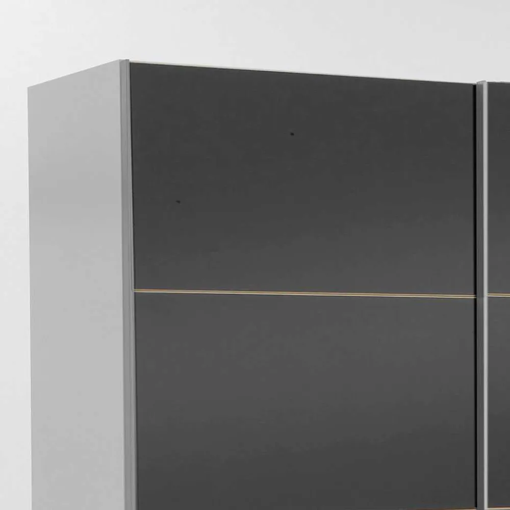 Wohnen Kleiderschränke<Schlafzimmerschrank Cotton mit Glasfront