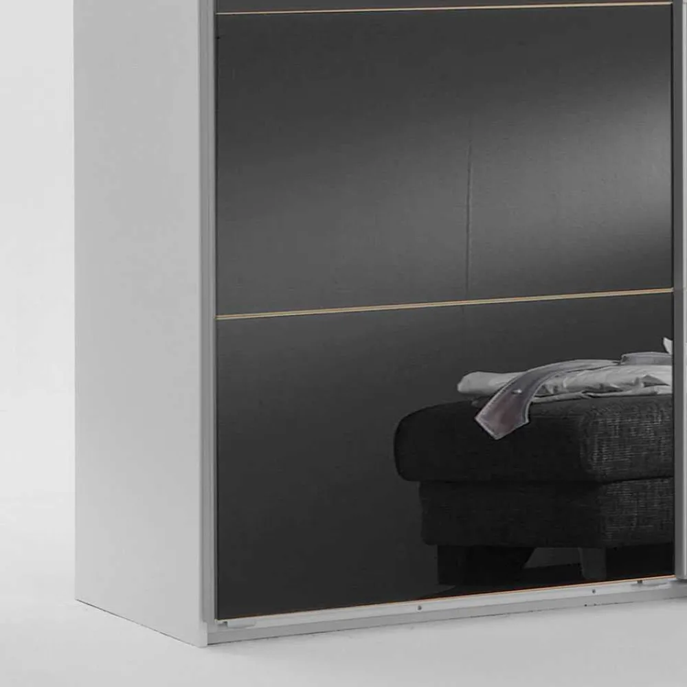Wohnen Kleiderschränke<Schlafzimmerschrank Cotton mit Glasfront