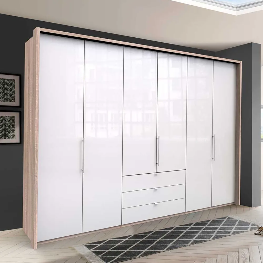 Wohnen Kleiderschränke<Schlafzimmerschrank glasbeschichtet - Bosays IV