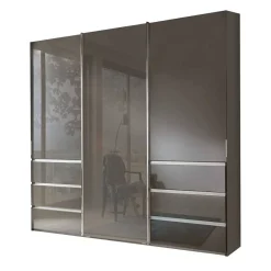 Wohnen Kleiderschränke<Schlafzimmerschrank in Braun Glasfront - Cudossy