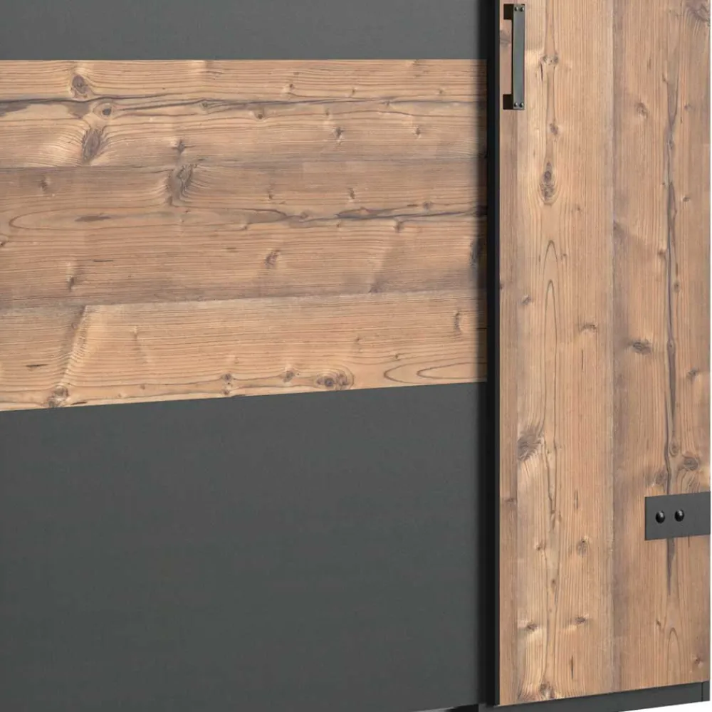 Wohnen Kleiderschränke|Schränke<Schlafzimmerschrank in Tanne Holzdekor - Ardila