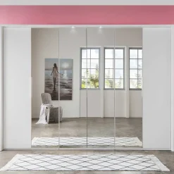 Wohnen Kleiderschränke<Schlafzimmerschrank mit Dreh- und Falttüren - Dastrata