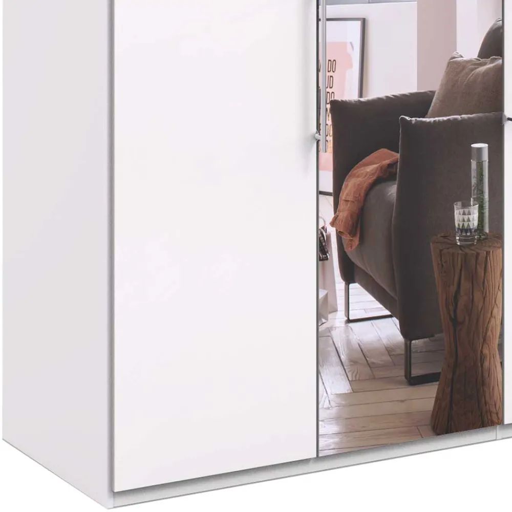 Wohnen Kleiderschränke<Schlafzimmerschrank mit Falttür & Tür - Dolienca