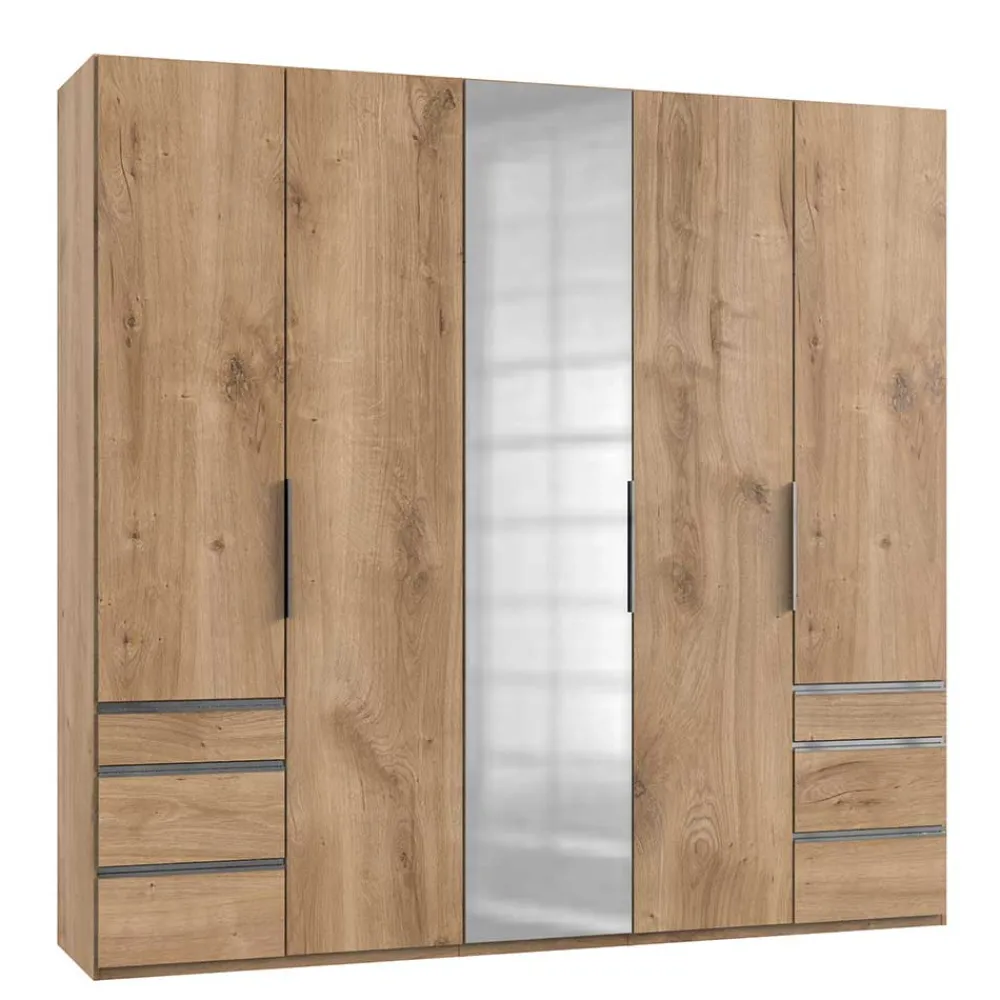 Wohnen Kleiderschränke<Schlafzimmerschrank mit fünf Türen & sechs Schubladen - Dagidoyo II