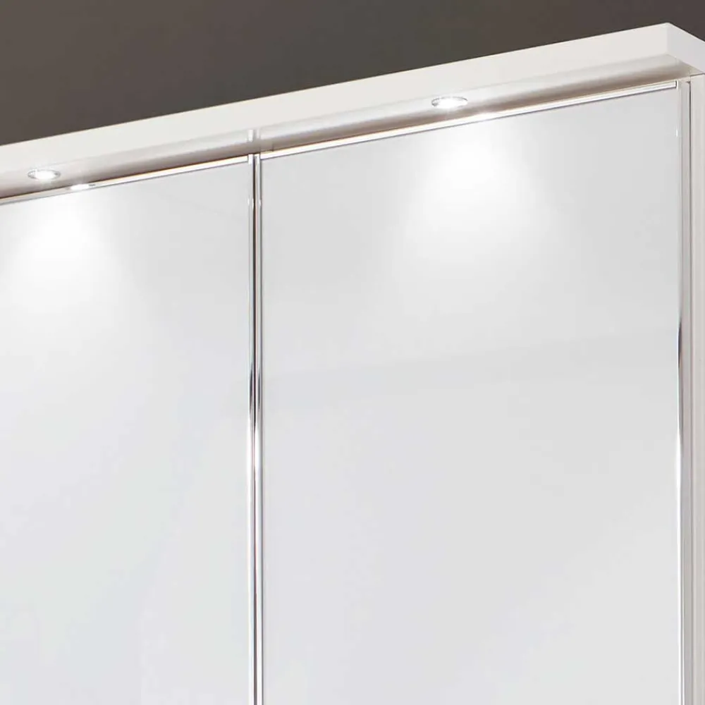 Wohnen Schränke<Schlafzimmer-Schrank mit Glas zweifarbig - Pascan