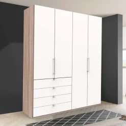 Wohnen Kleiderschränke|Schränke<Schlafzimmerschrank mit vier Schubladen Soft Close - Vaclyn