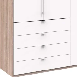 Wohnen Kleiderschränke|Schränke<Schlafzimmerschrank mit vier Schubladen Soft Close - Vaclyn