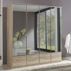 Wohnen Kleiderschränke|Schränke<Schlafzimmerschrank Rommino mit Spiegeltüren