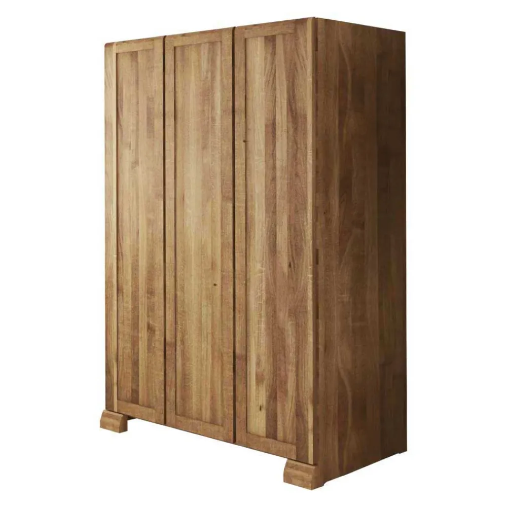 Wohnen Kleiderschränke<Schlafzimmerschrank Vaskov aus Wildeiche Massivholz