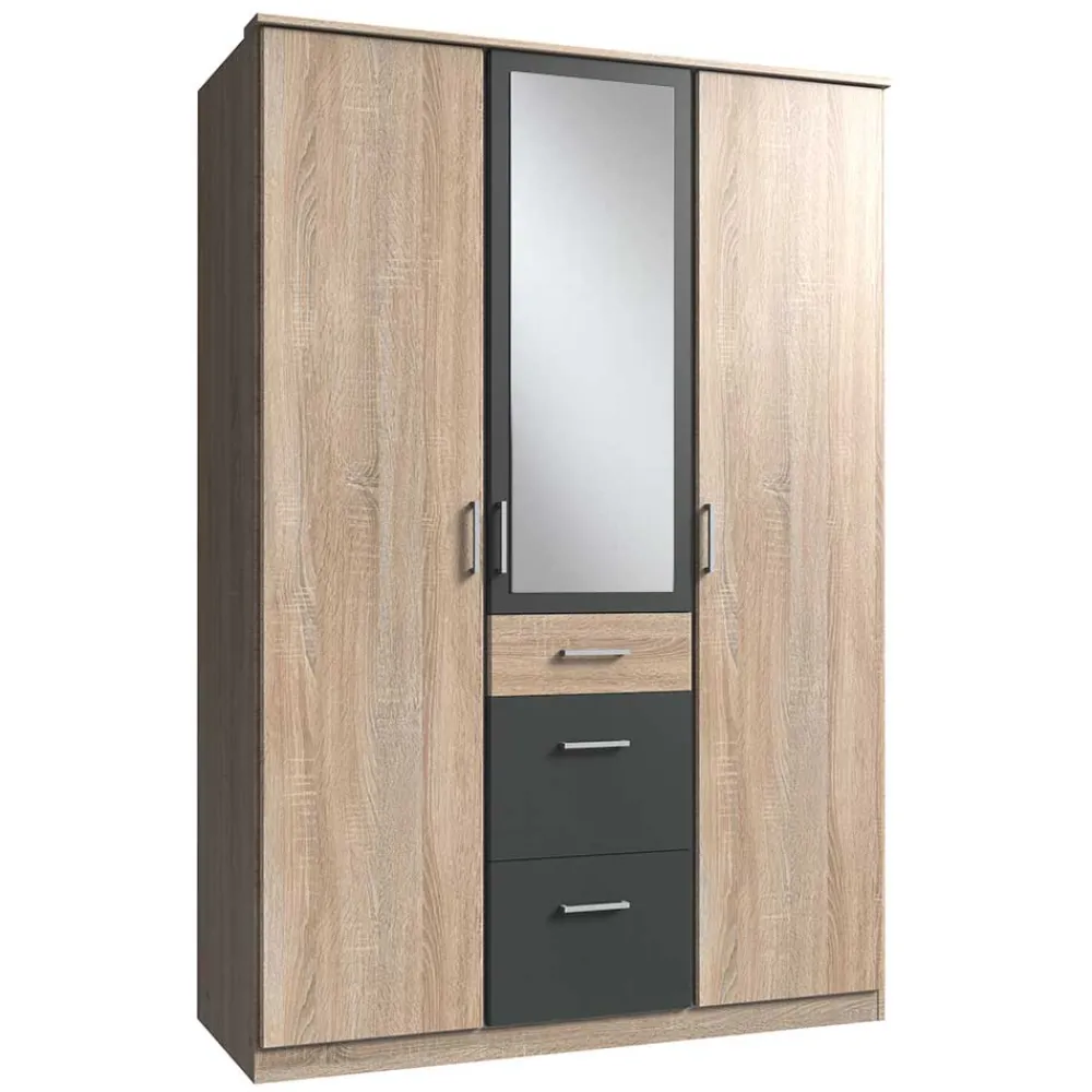 Wohnen Kleiderschränke|Schränke<Schlafzimmerschrank 135x199x58 cm - Danah