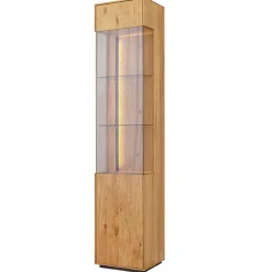 Wohnen Vitrinen<Schlanke Vitrine mit LED Beleuchtung - Cocondar