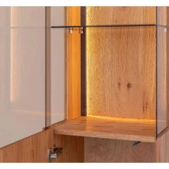 Wohnen Vitrinen<Schlanke Vitrine mit LED Beleuchtung - Cocondar