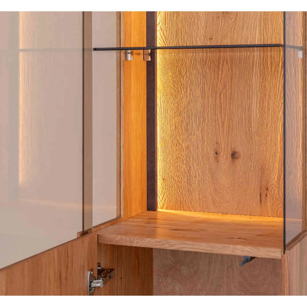 Wohnen Vitrinen<Schlanke Vitrine mit LED Beleuchtung - Cocondar