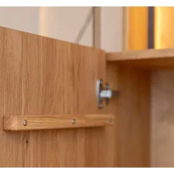 Wohnen Vitrinen<Schlanke Vitrine mit LED Beleuchtung - Cocondar