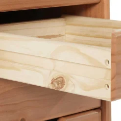 Wohnen Kommoden<Schmale Kiefernholz Kommode mit sechs Schubladen - Calpano