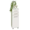 Wohnen Kommoden<Schmaler Bad Schrank 31 cm breit - Amassa