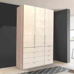 Wohnen Kleiderschränke|Schränke<Schmaler Kleiderschrank in Cremefarben - Rativian