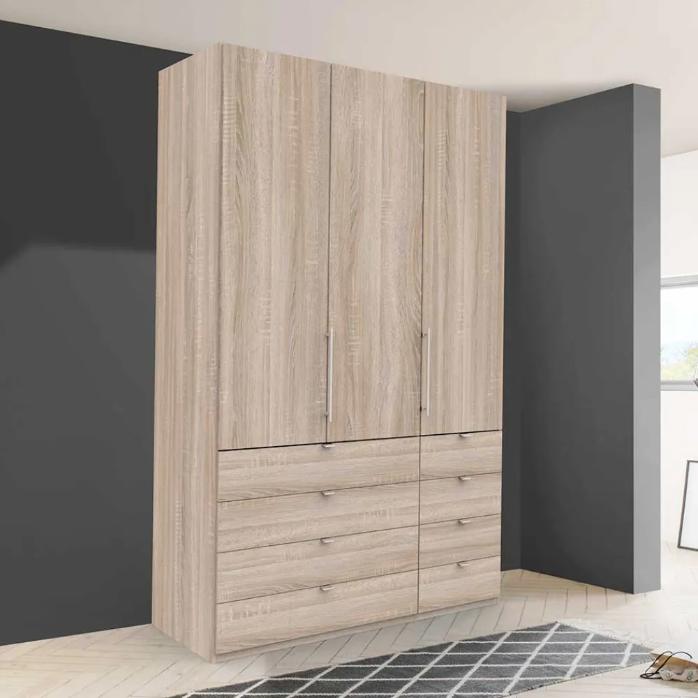 Wohnen Kleiderschränke<Schmaler Kleiderschrank mit acht Schubladen - Zayun