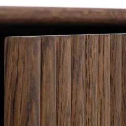 Wohnen Vitrinen<Schrank aus Eiche geschliffen in Wenge - Gimy