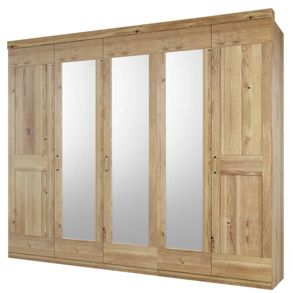 Wohnen Schränke<Schrank fürs Schlafzimmer 5-türig - 3 Spiegel - Zamron