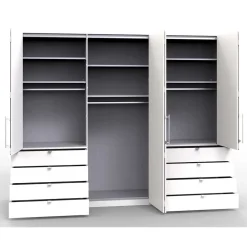 Wohnen Kleiderschränke|Schränke<Schrank fürs Schlafzimmer mit 8 Schubladen - Donpiave