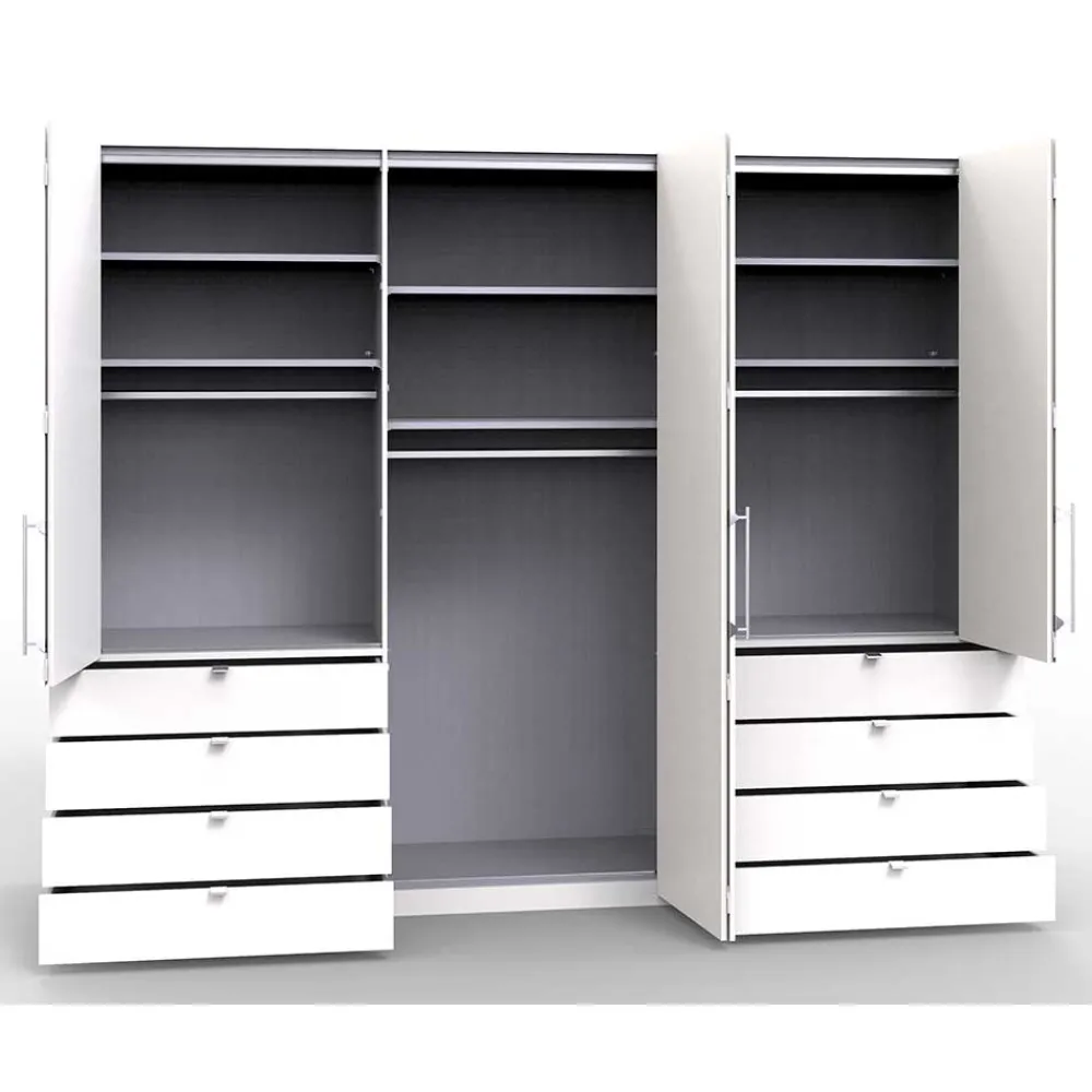 Wohnen Kleiderschränke|Schränke<Schrank fürs Schlafzimmer mit 8 Schubladen - Donpiave