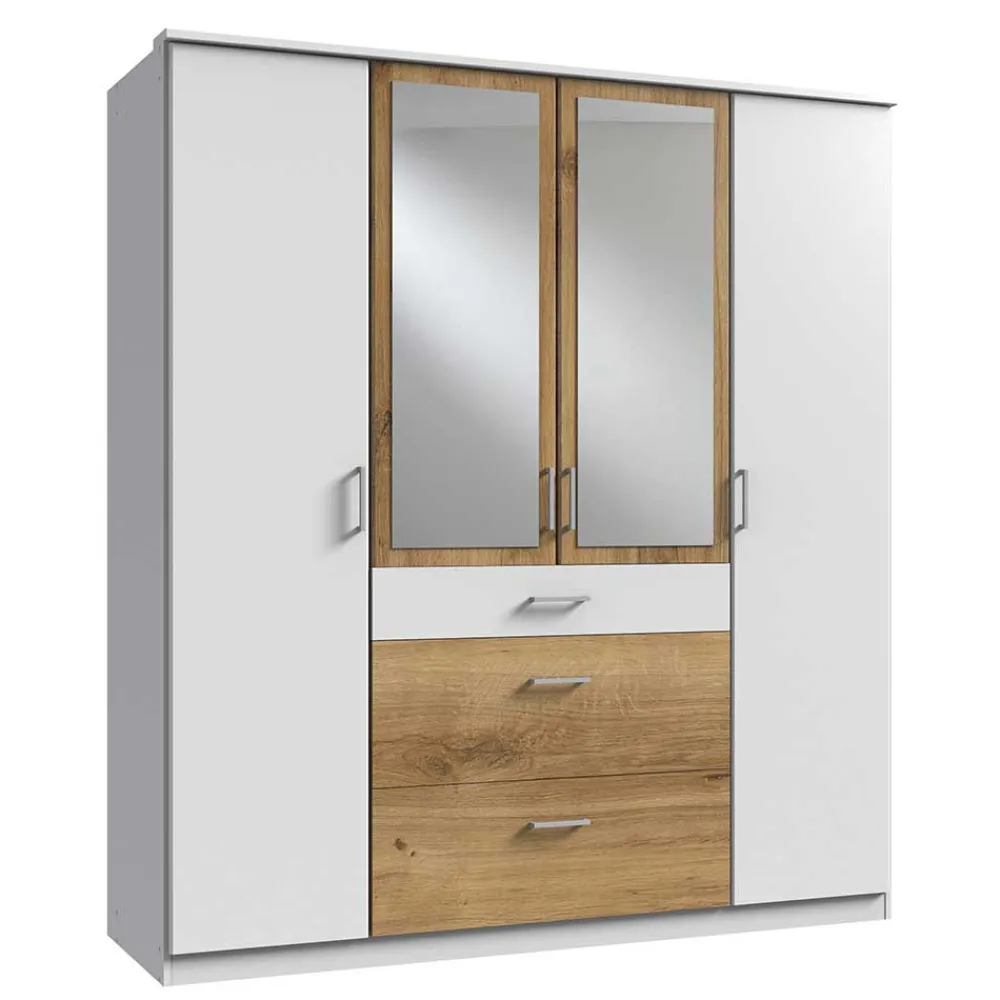 Wohnen Kleiderschränke<Schrank fürs Schlafzimmer mit Spiegel - Calassina