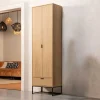 Wohnen Vitrinen<Schrank in Eiche Natur Dekor - Ariadelco