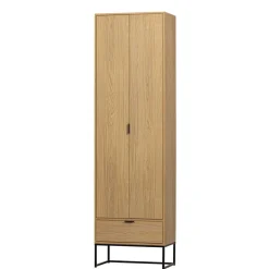 Wohnen Vitrinen<Schrank in Eiche Natur Dekor - Ariadelco