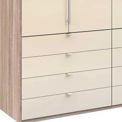 Wohnen Kleiderschränke|Schränke<Schrank mit acht Schubladen & zwei Falttüren - Rativian