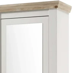 Wohnen Garderoben<Schrank mit Spiegeltür & Garderobe - Nedita (dreiteilig)