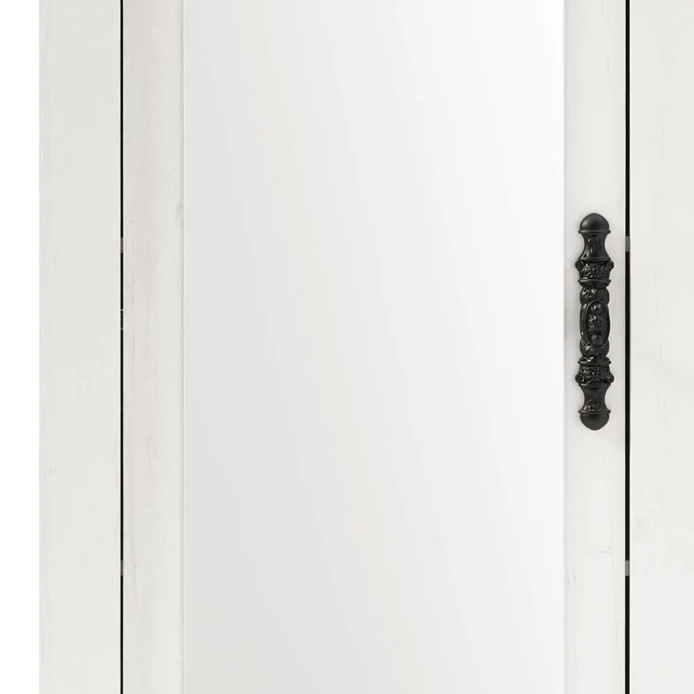 Wohnen Garderoben<Schrank mit Spiegeltür & Garderobe - Nedita (dreiteilig)